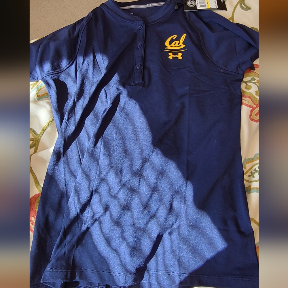 Under Armour Navy Blue Cal Polo Shirt